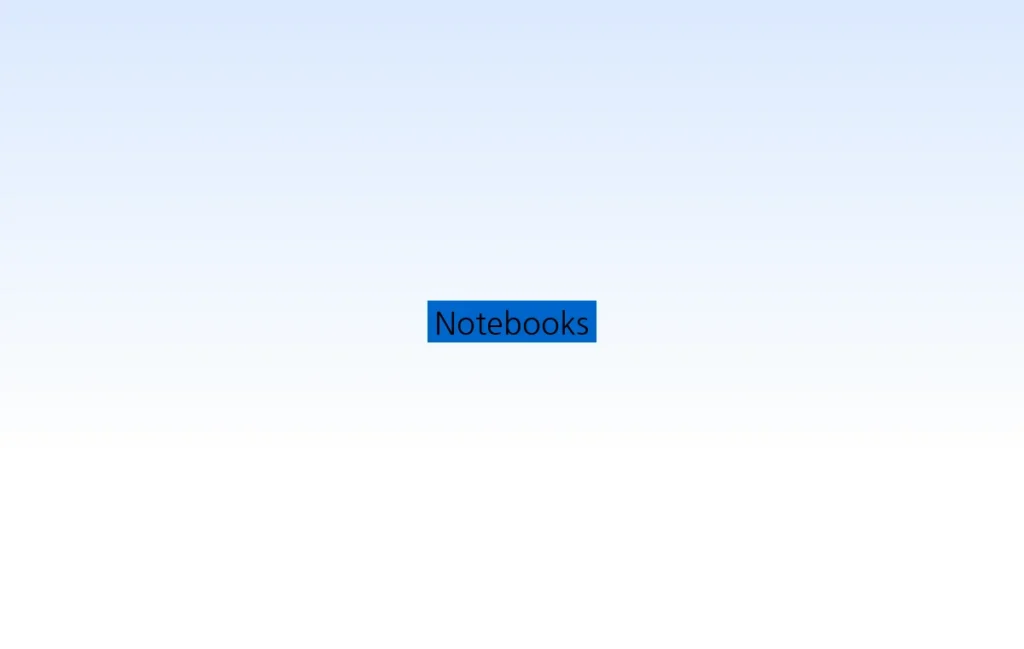 Notebooks