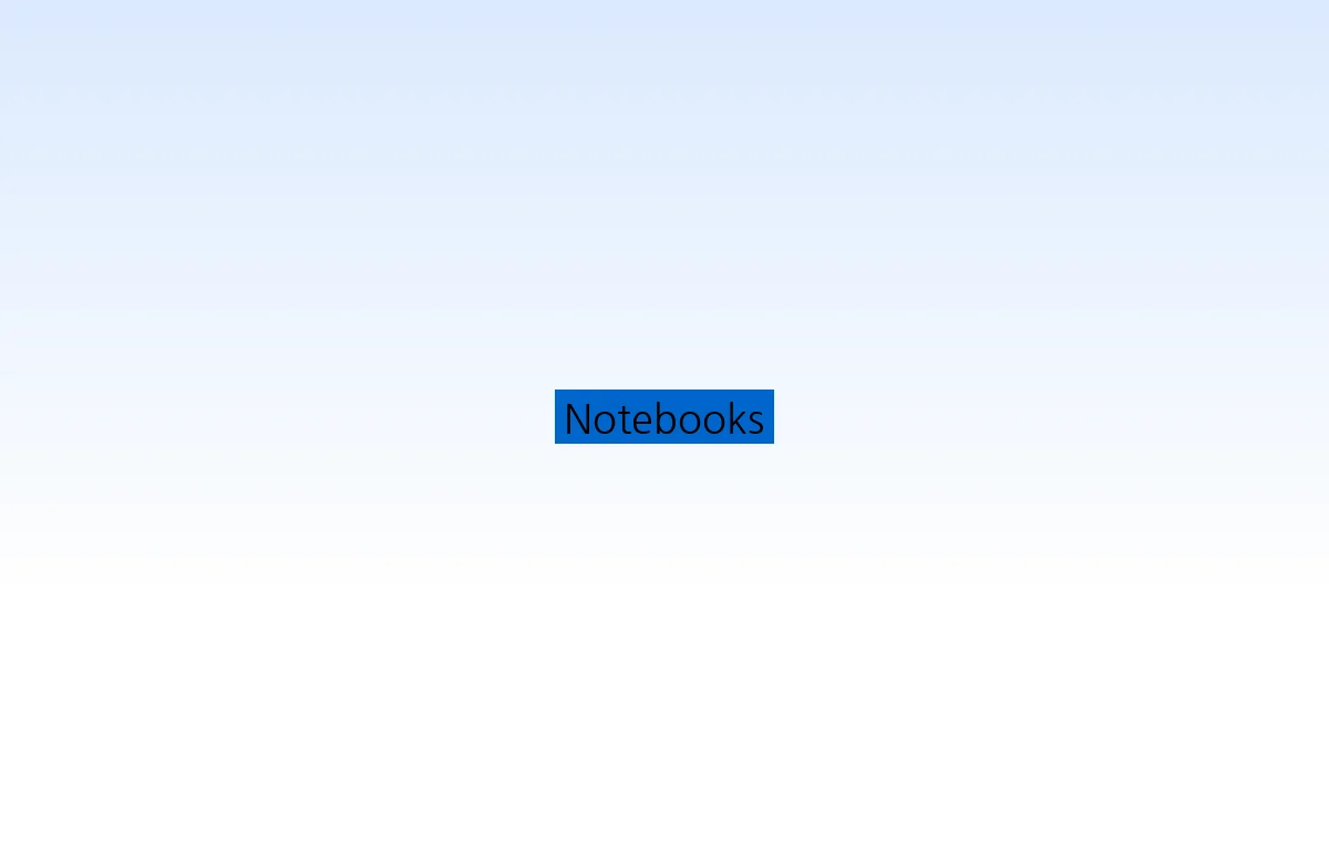 Notebooks