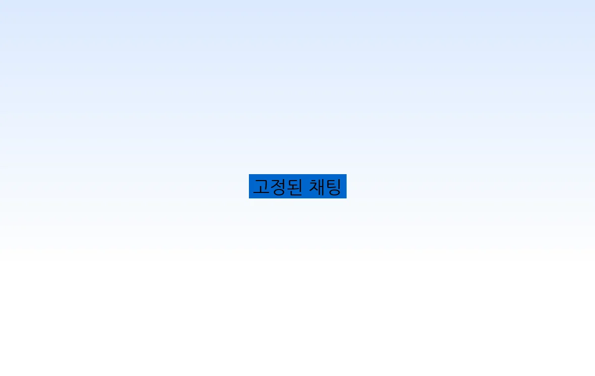 고정된 채팅